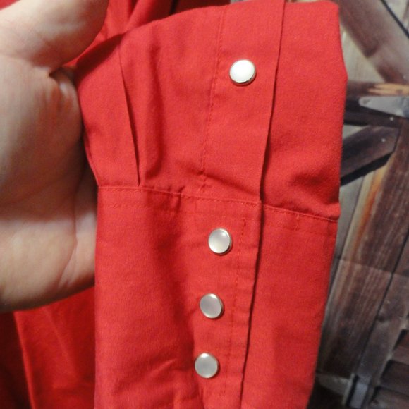 Diamond Ranchwear Pearl Snap button Up~Long sleeve~Western~ - Picture 5 of 5